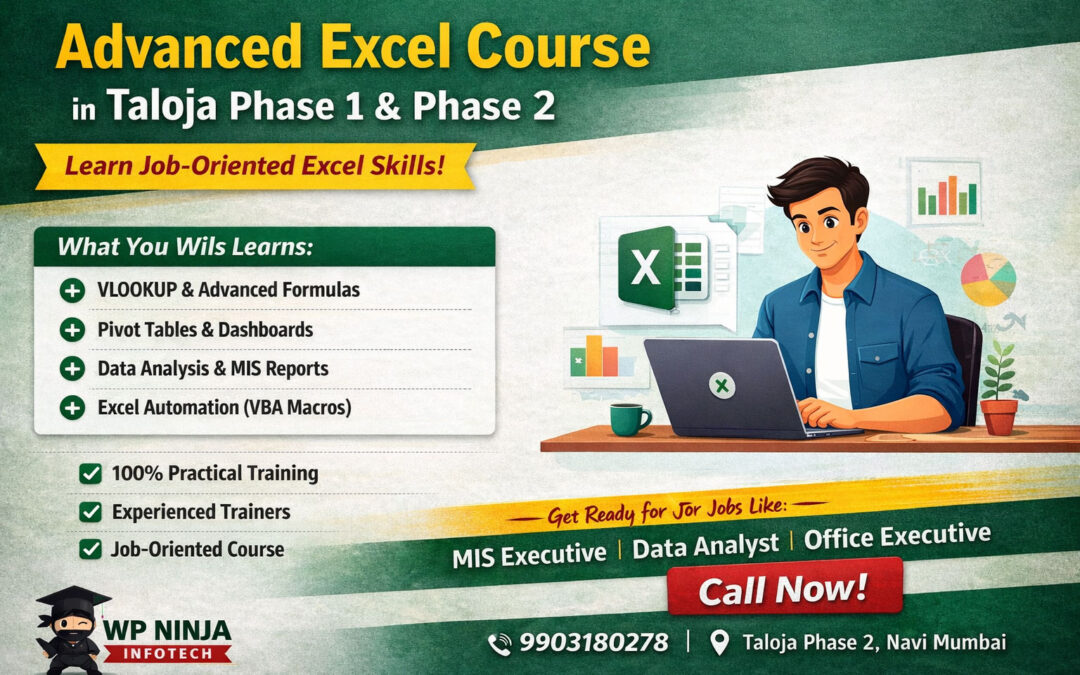 Advanced Excel Course in Taloja – Learn Job-Oriented Excel Skills