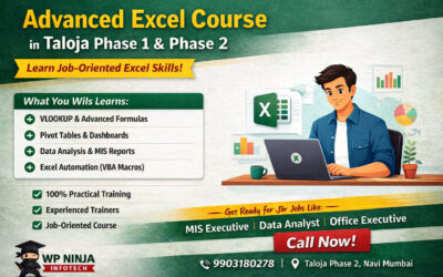 Advanced Excel Course in Taloja – Learn Job-Oriented Excel Skills