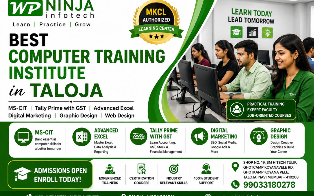 Best Computer Training Institute in Taloja – WP Ninja Infotech